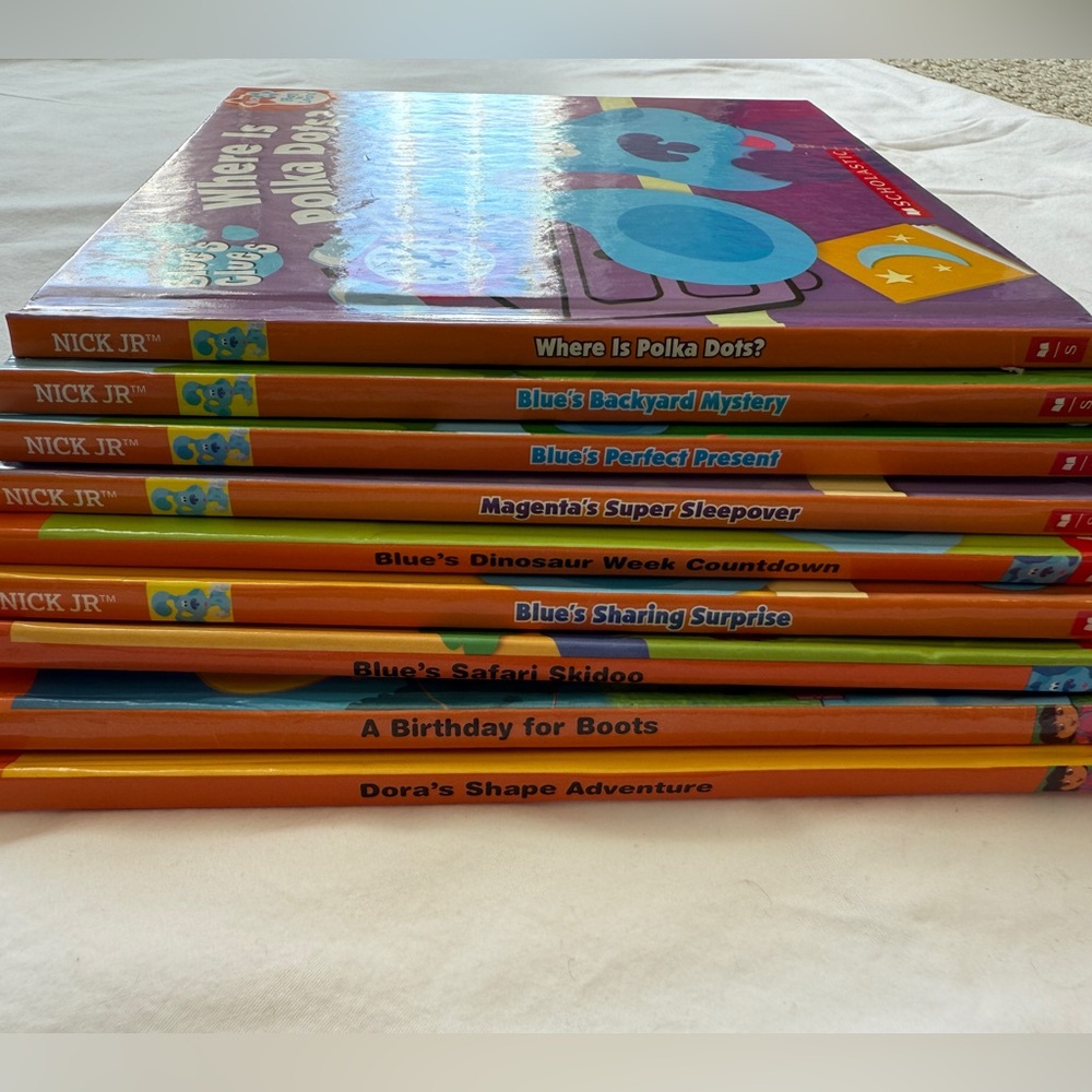 Blue’s Clues & Dora the Explorer books (Lot of 9) by Scholastic - Picture 3 of 4
